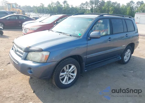 2006 Toyota Highlander Hybrid Limited V6 из США, поврежденный, VIN JTEEW21A560019414